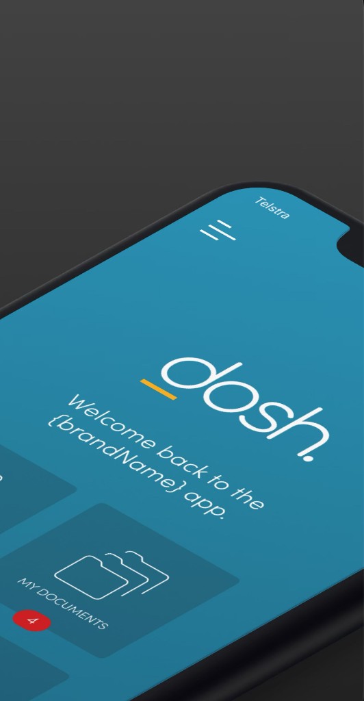 Dosh welcome screen