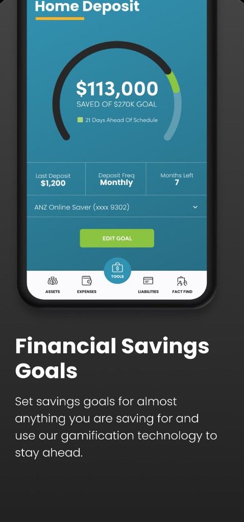 Dosh financial savings goals