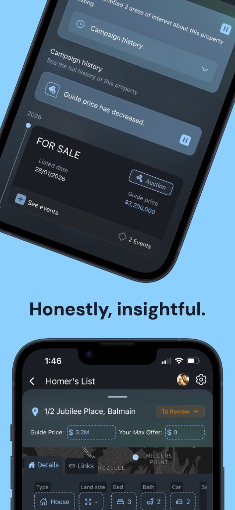 Homer property insights
