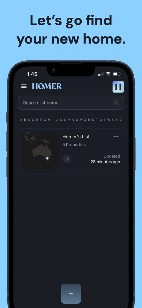 Homer property list